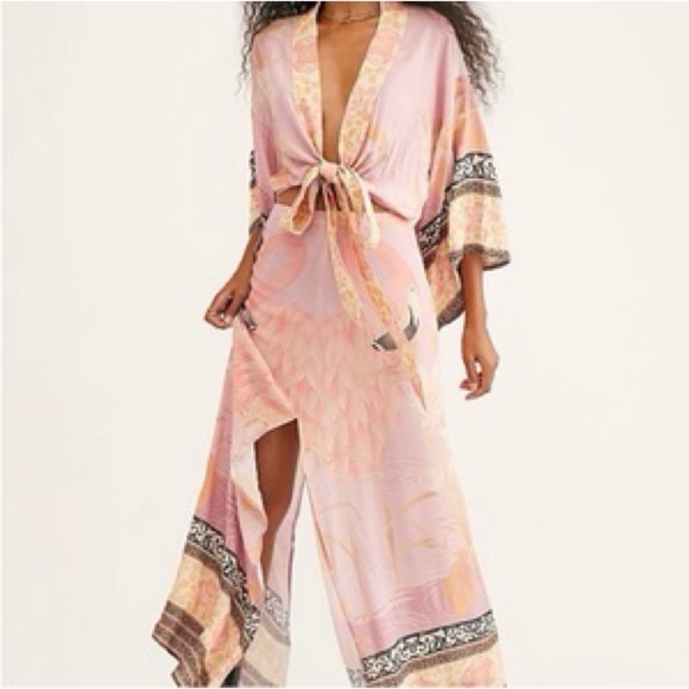 Free people Spell & the Gypsy cherry blossom kimono set